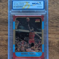 96-97 Michael Jordan Rookie 10th Anniversary Polychrome