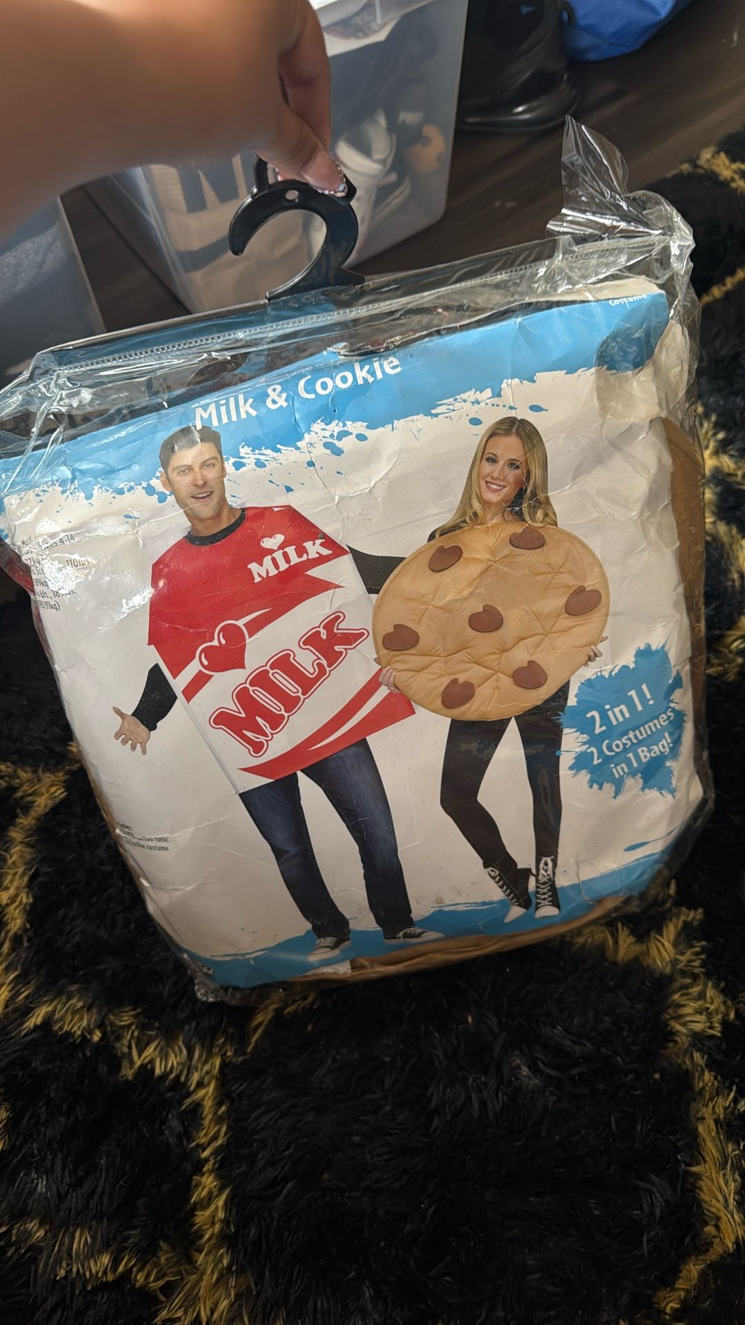 2 In 1 Halloween Costume Milk & Cookie
