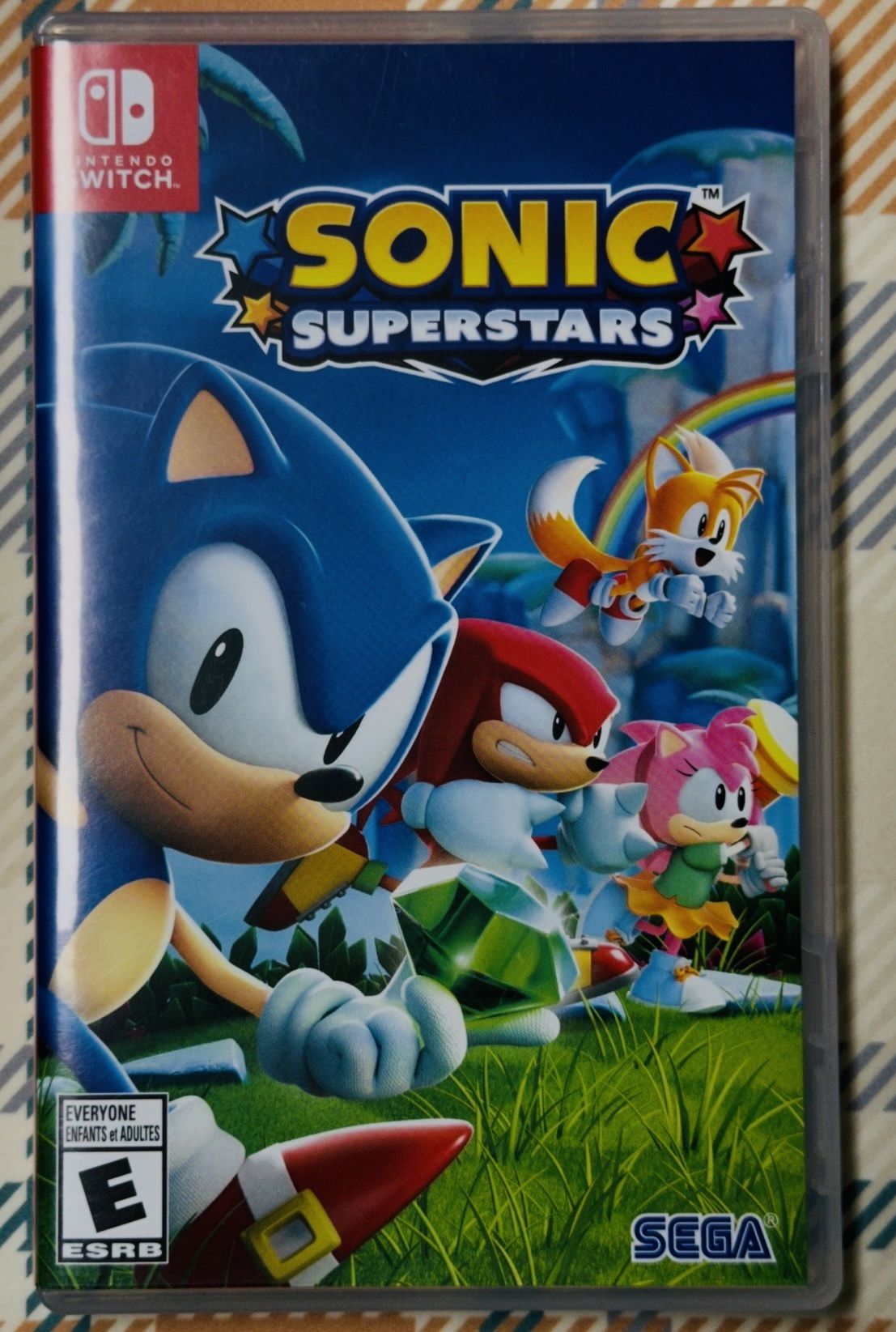 Sonic Superstars - Nintendo Switch With Case Tested/Works Fast Shipping H178