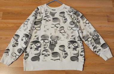 Famous Stars Straps Vintage Pullover Skulls Sweatshirt Size Large