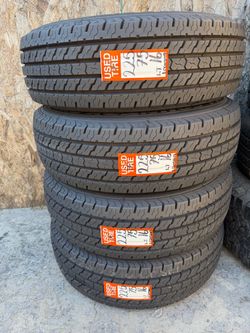 Open 7 days new tires and used tires with 90% tread 16714 Union st Victorville
