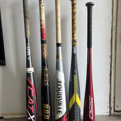 Baseball Bats In Good Condition 