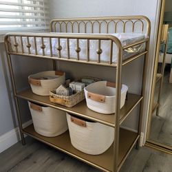 Brass changing table online