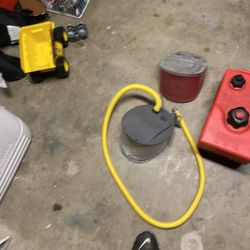 Dingy Foot pump  Gas Tank 