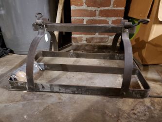 Vintage Cast Iron Pot Rack