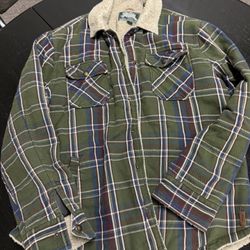 Roots Canadian Men’s Flannel Lined Jacket XL