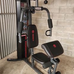 Home Gym Marcy 150lbs Butterfly Machine w Attachments