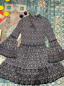 Boho Tiered Long Sleeve Mini Dress