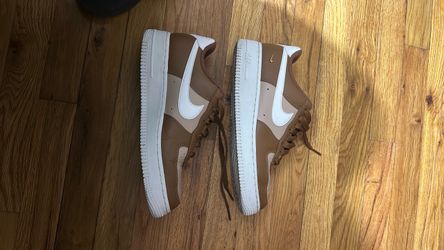 Nike Air Force 1 Low Brown Leather Sneakers