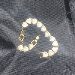  Heart Bracelet in GOLD 