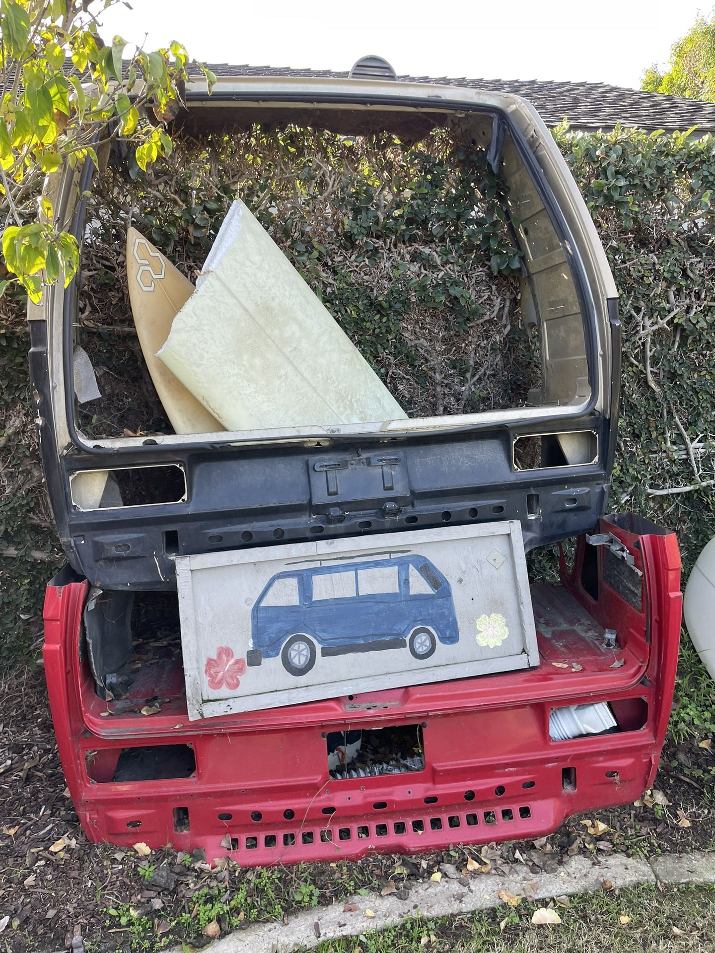 Free Metal Vanagon Body Parts Rear End