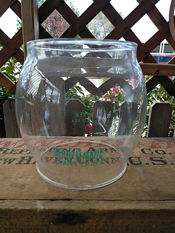 Vintage bernzomatic port a light propane lantern globe