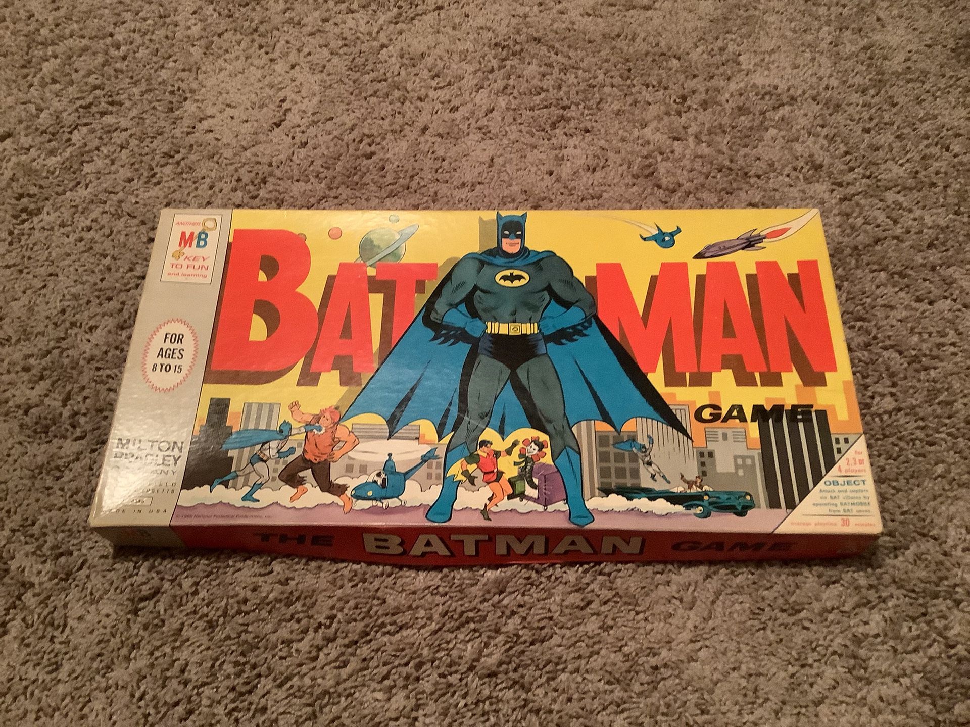 1966 Batman Board Game by Milton Bradley …missing few pieces…$35