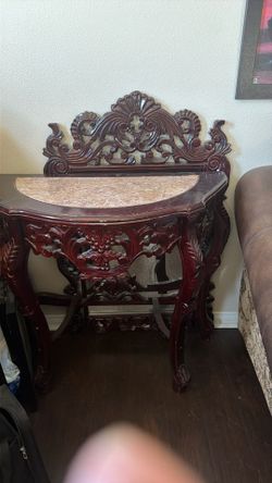 Antique corner table