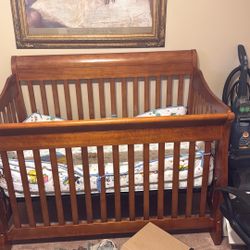 Really Nice Wooden Crib.