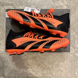Adidas Predator Accuracy.3 FG Soccer Cleats ‘Black/Orange’ Size 12 [GW4591]