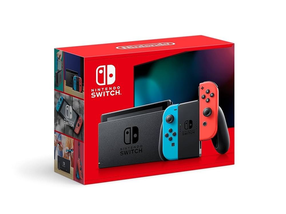 Nintendo Switchâ„¢ w/ Neon Blue & Neon Red Joy-Conâ„¢P