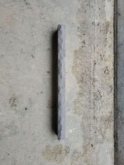 Faux stone drip edge.