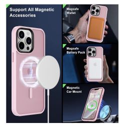 Magnetic Case for iPhone 12 Pro Max pink