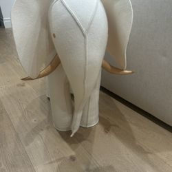 Restoration Hardware Baby & Child Oversized Wool Felt Elephant – Excellent Condition