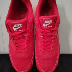 Nike AirMax 90 Red University Mens Sz 11 AJ1285-602 Sneakers Shoes 2018 NO Box