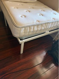 Twin Size Bed, Mattress and Frame