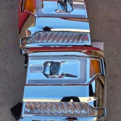 16-18 Chevrolet Silverado LED DRL Projector Headlights Luces Focos Micas Faros Faroles Chevy