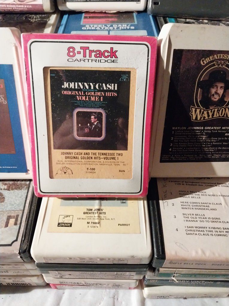 8 Track tapes- 210  pieces 