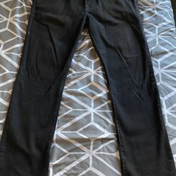Black True Religion Straight Jeans
