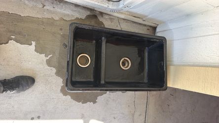 Kitchen Aid cast iron sink
