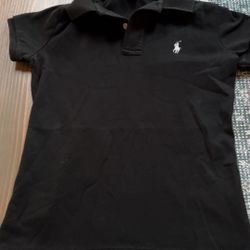 Polo Ralph Lauren Women’s Black Polo Shirt Size Small