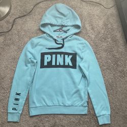 PINK Victoria Secret Sweater With Hoodie Size M