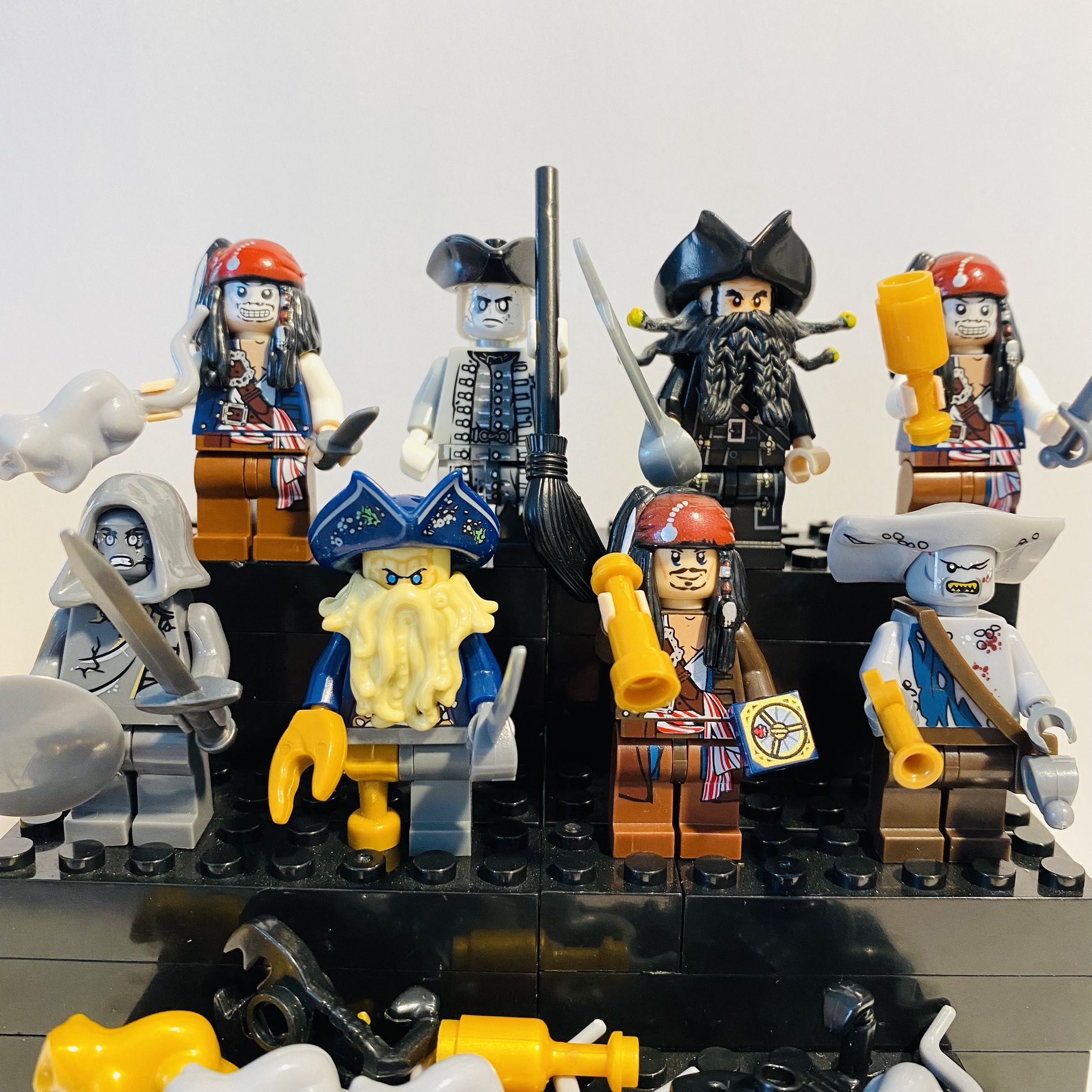 Pirates of the Caribbean Minifigures | New Custom Compatible LEGO Toys