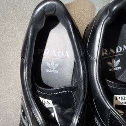 Prada x adidas Superstar 'Core Black' sneaker