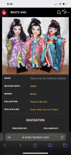 Bratz Tokyo A Go-Go Collector Kumi Doll for sale online