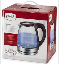 Parini 1.7 Liter Electric Kettle With Automatic Shut Off - BRAND NEW NEVER OPEN