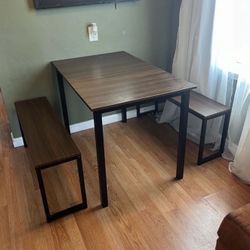 Kitchen Table With Benches