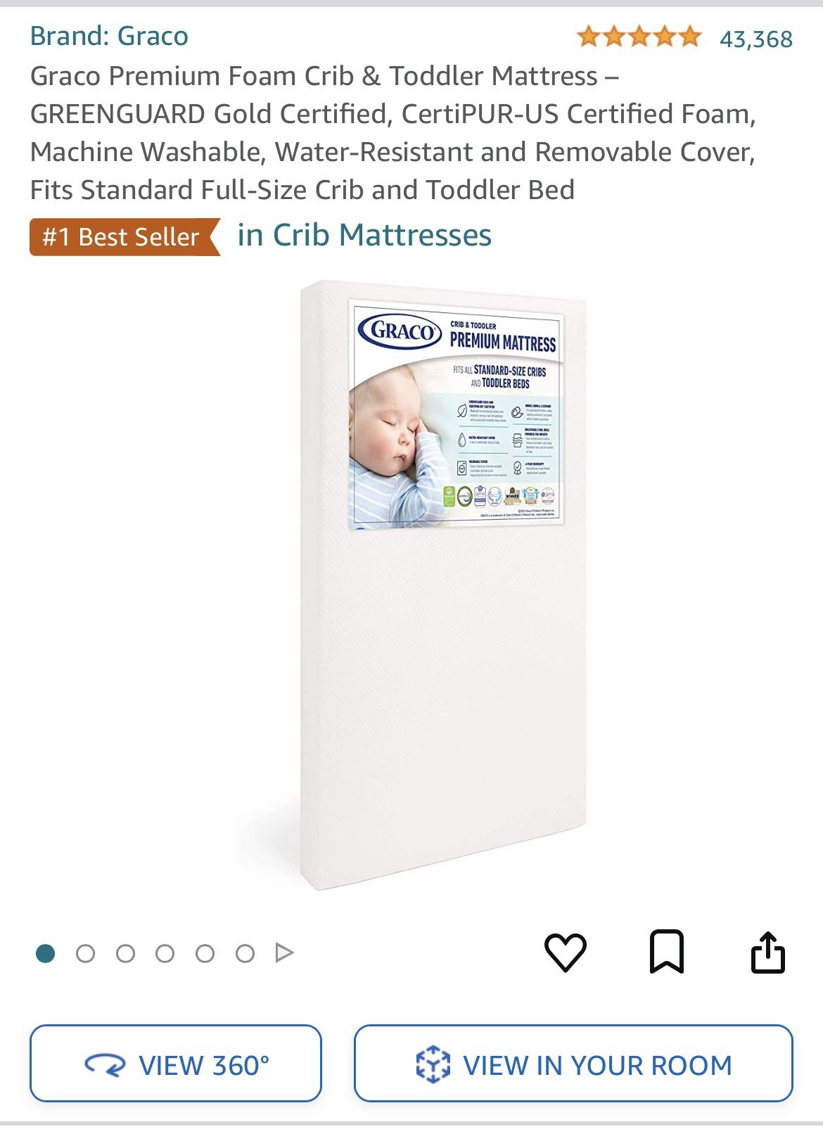 Graco Crib Mattress 