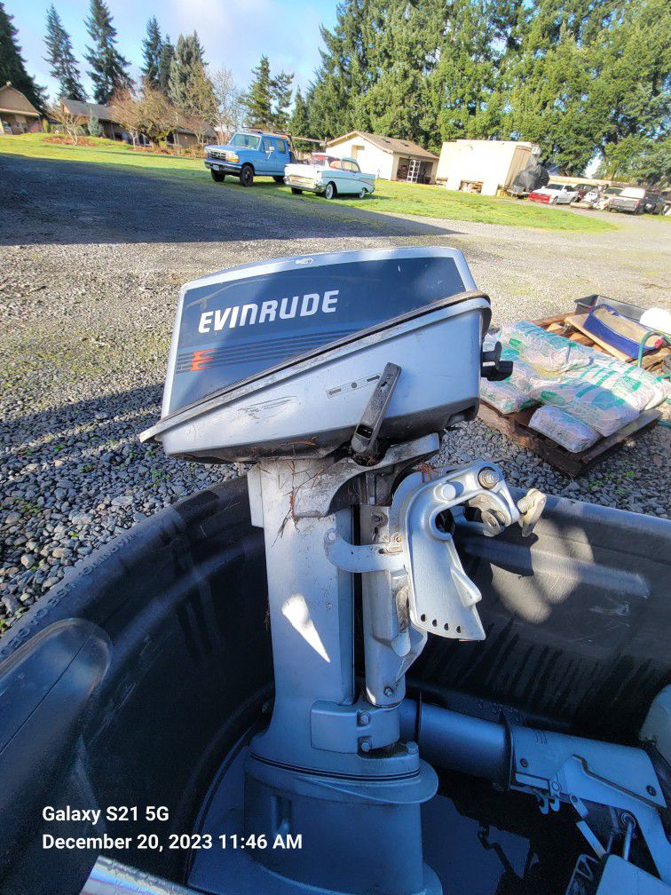 Evinrude Outboard Motor 15hp