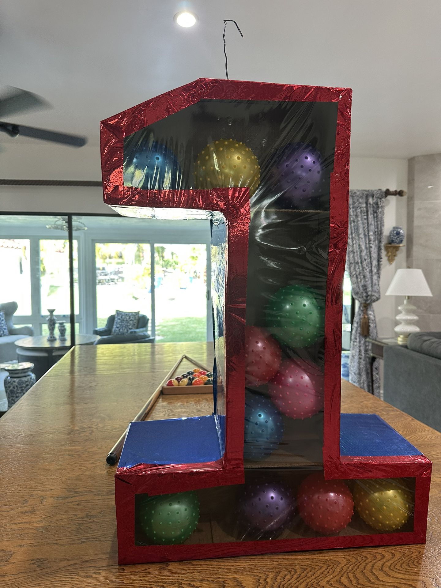 One Year Old Pinto With Balls.