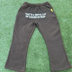 Brown ALOCS Flared Sweatpants