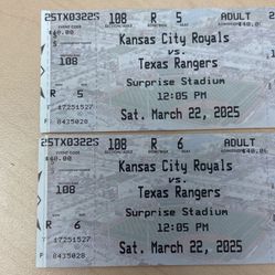 2 Spring Training Tix For $10 