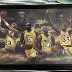 Lakers poster frame “Legends”