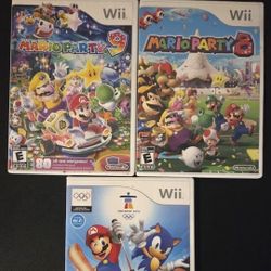 Nintendo Wii Video Game Bundle of 3 Games for $80