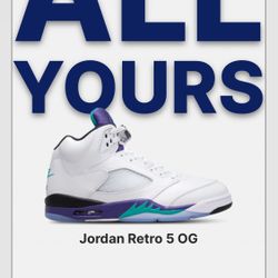 Air Jordan Retro 5 Grape
