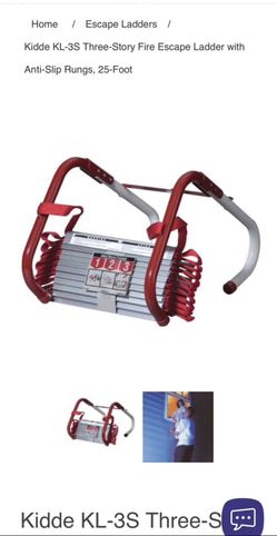 3 Story Fire Escape Emergency Ladder 