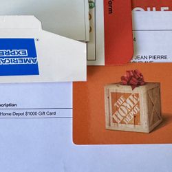 Home Depot Gift Value at $1,000. (IN HAND)