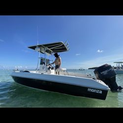 Monza Power Boat 20’ With Trailer