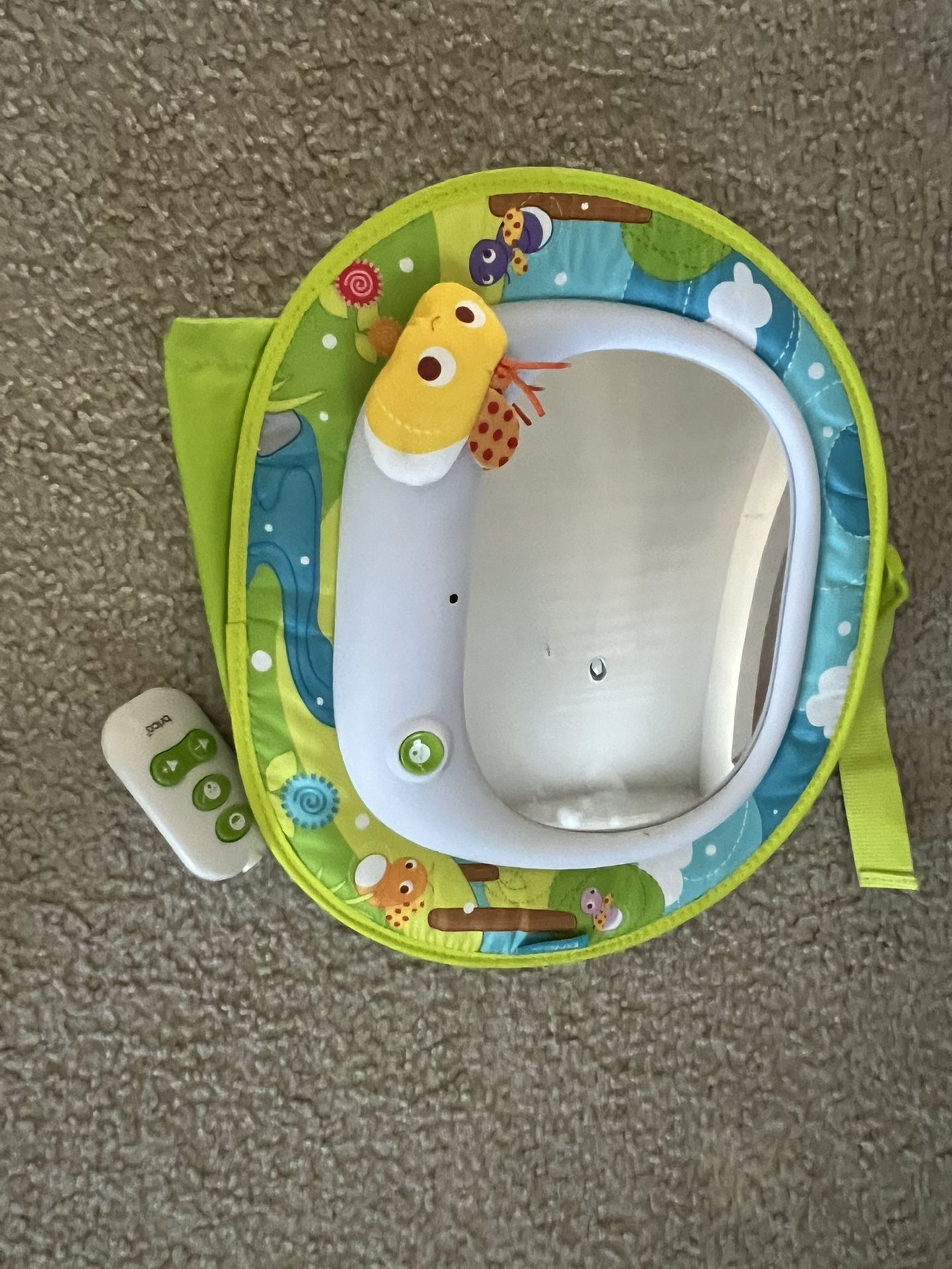 Brica Car Baby Mirror With Remote