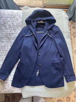 Eleventy women’s navy flannel blazer